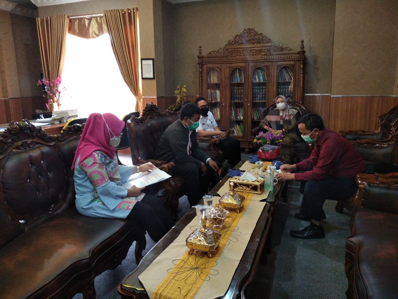 Efa Ainul Falah Mengunjungi Balai Diklat Keagamaan Palembang Terkait Validasi Pelaporan Diklat Teknis 